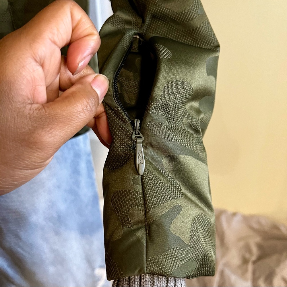 FERA Women’s Chloe Camo Down Ski Winter‎ Snow Parka Hooded Zipper Jacket Size 10 - Picture 5 of 16
